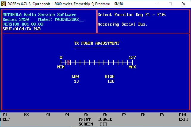 TX Power adjustment