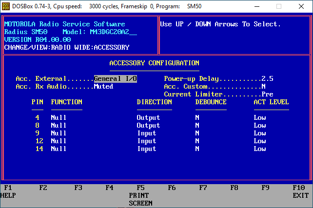 Accessory Configuration